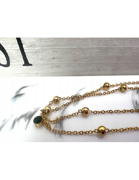 Bransoletka na Nogę ze stali chirurgicznej Lolita  Accessories ZŁOTA