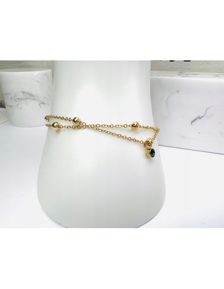 Bransoletka na Nogę ze stali chirurgicznej Lolita  Accessories ZŁOTA