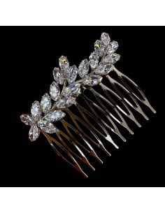 GRZEBIEŃ wsuwany do włosów wtykowy ozdobny diamenty...