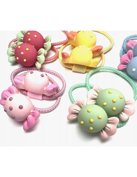 Gumki do włosów dla dziecka dziewczynki Lolita Accessories Zestaw 10 sztuk