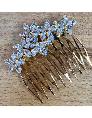 GRZEBIEŃ wsuwany do włosów wtykowy ozdobny...