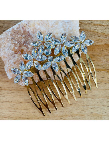 GRZEBIEŃ wsuwany do włosów wtykowy ozdobny...