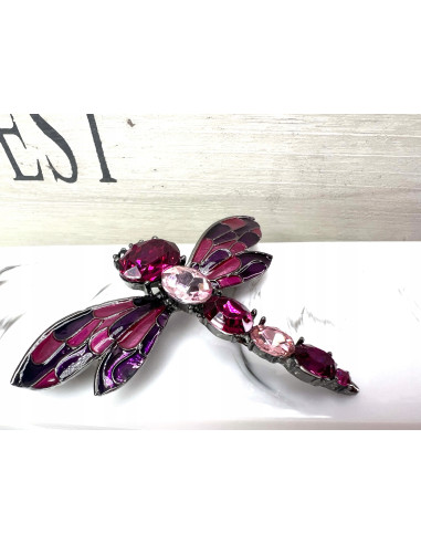 Broszka Brosza Ważka z kamieniami Lolita...