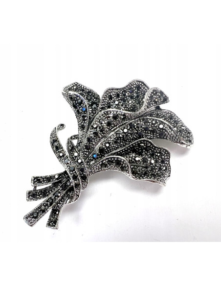 Klasyczna Broszka Brosza stare srebro Lolita Accessories