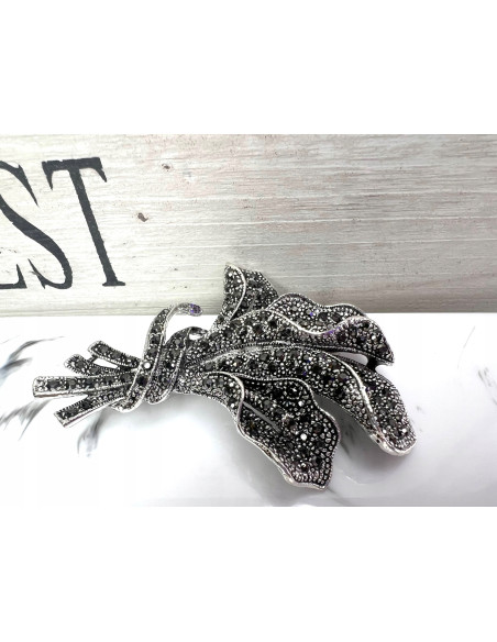 Klasyczna Broszka Brosza stare srebro Lolita Accessories