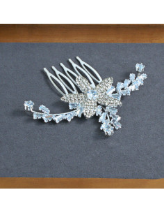 GRZEBIEŃ wsuwany do włosów wtykowy ozdobny diamenty... 2