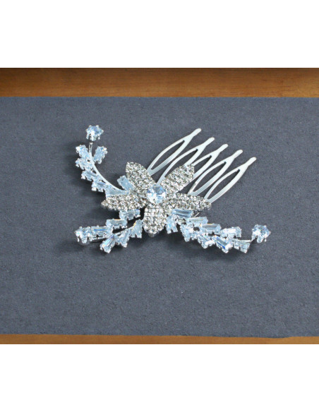 GRZEBIEŃ wsuwany do włosów wtykowy ozdobny diamenty Lolita Akcesoria