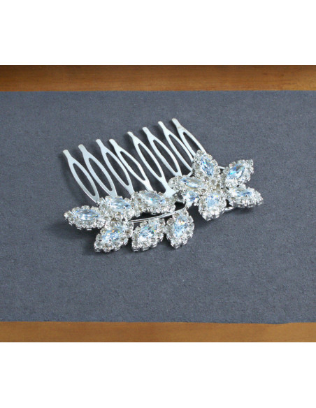 GRZEBIEŃ wsuwany do włosów wtykowy ozdobny diamenty Lolita Akcesoria