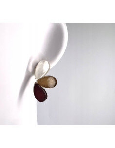 Kolczyki Wachlarz Srebrny sztyft 925 Lolita Accessories...