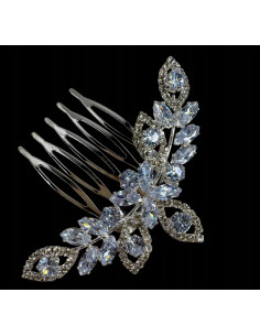 GRZEBIEŃ wsuwany do włosów wtykowy ozdobny diamenty...