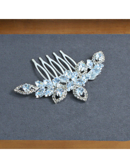 GRZEBIEŃ wsuwany do włosów wtykowy ozdobny diamenty Lolita Akcesoria