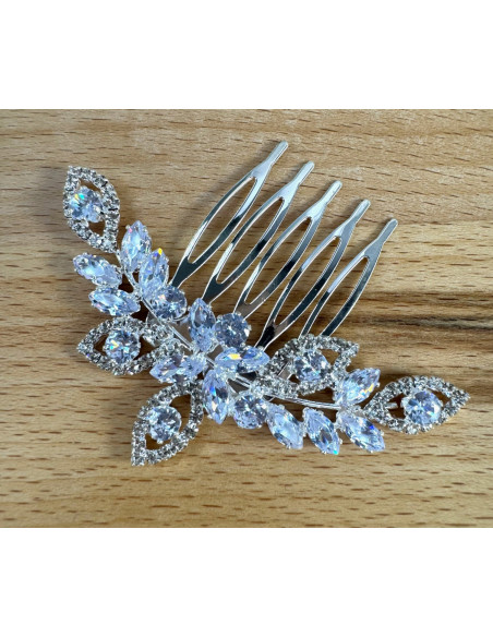 GRZEBIEŃ wsuwany do włosów wtykowy ozdobny diamenty Lolita Akcesoria