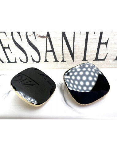 Kolczyki Kwadraty Srebrny sztyft 925 Lolita...