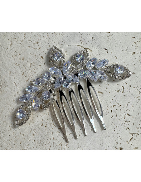 GRZEBIEŃ wsuwany do włosów wtykowy ozdobny diamenty Lolita Akcesoria