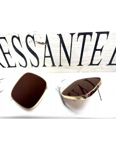 Kolczyki Kwadraty Srebrny sztyft 925 Lolita...