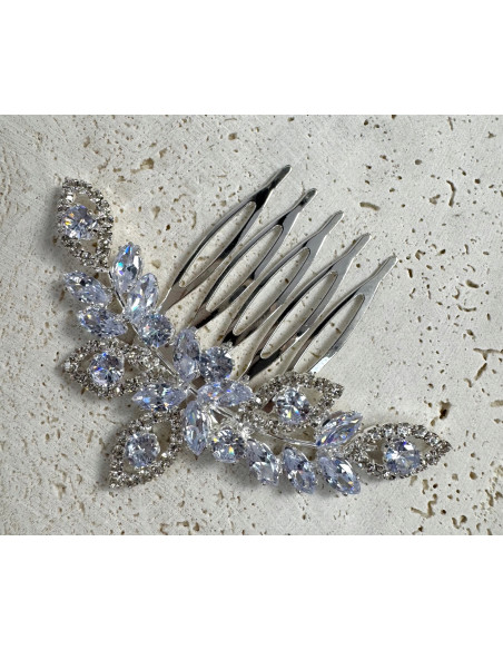 GRZEBIEŃ wsuwany do włosów wtykowy ozdobny diamenty Lolita Akcesoria