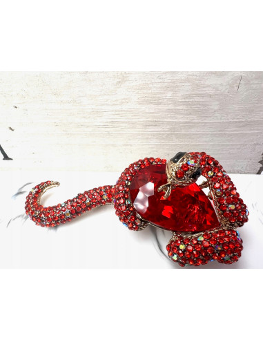 Broszka Wąż z kamieniami Lolita Accessories...