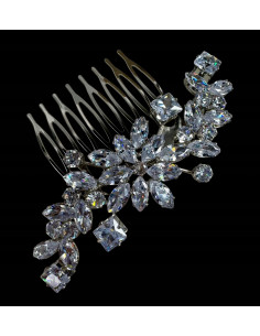 GRZEBIEŃ wsuwany do włosów wtykowy ozdobny diamenty...