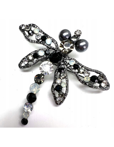 Broszka Brosza Ważka z kamieniami Lolita Accessories