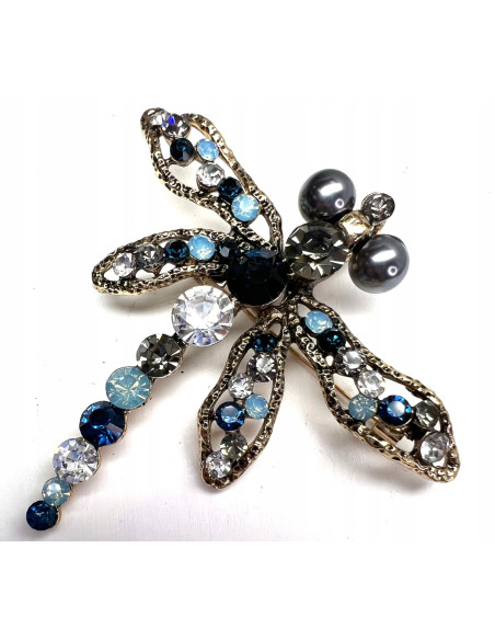 Broszka Brosza Ważka z kamieniami Lolita Accessories