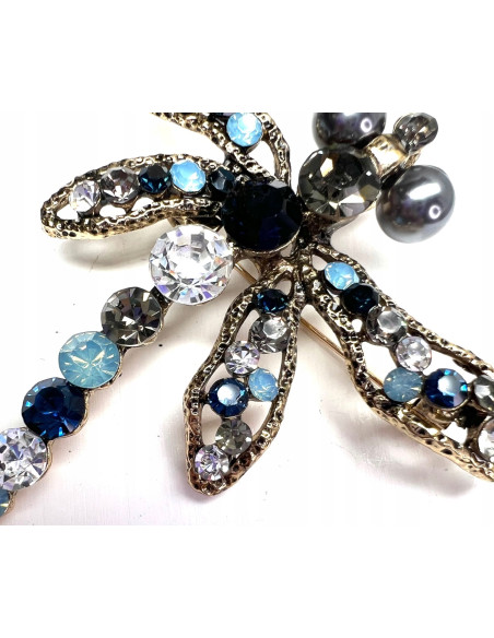 Broszka Brosza Ważka z kamieniami Lolita Accessories