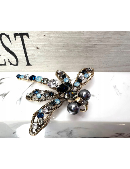 Broszka Brosza Ważka z kamieniami Lolita Accessories