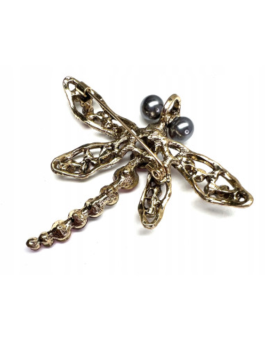 Broszka Brosza Ważka z kamieniami Lolita...