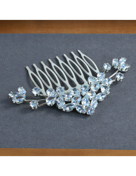 GRZEBIEŃ wsuwany do włosów wtykowy ozdobny diamenty Lolita Akcesoria