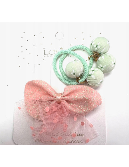 Spinki dla dziecka dziewczynki Lolita Accessories wielokolorowy Zestaw