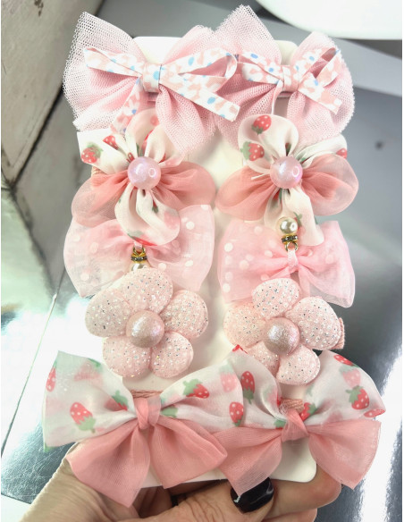 Spinki dla dziecka dziewczynki Lolita Accessories wielokolorowy Zestaw