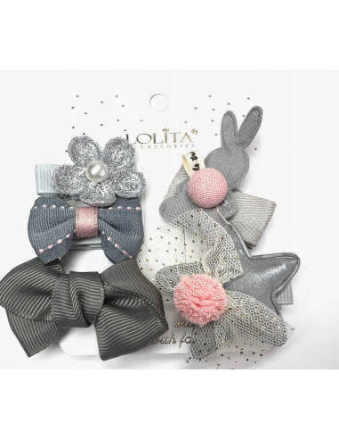 Spinki dla dziecka dziewczynki Lolita Accessories wielokolorowy Zestaw