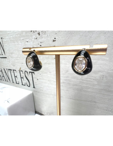 Kolczyki Butikowe z cyrkonią Srebrny sztyft 925...