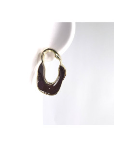 Pozłacane Kolczyki Butikowe Srebrny sztyft 925 Lolita... 2