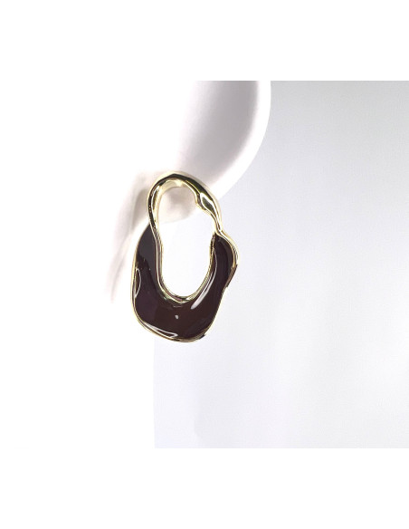 Pozłacane Kolczyki Butikowe Srebrny sztyft 925 Lolita Accessories