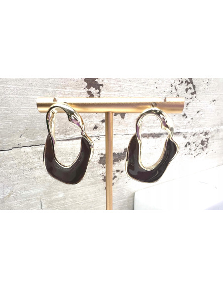 Pozłacane Kolczyki Butikowe Srebrny sztyft 925 Lolita Accessories