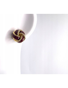 Kolczyki Supełek Węzeł Srebrny sztyft 925 Lolita... 2