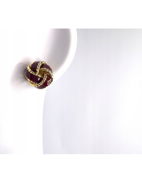 Kolczyki Supełek Węzeł Srebrny sztyft 925 Lolita Accessories Natura