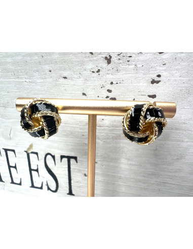 Kolczyki Supełek Węzeł Srebrny sztyft 925...