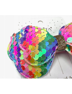 Spinka dla dziewczynki Kokardka cekini Bal Lolita... 2