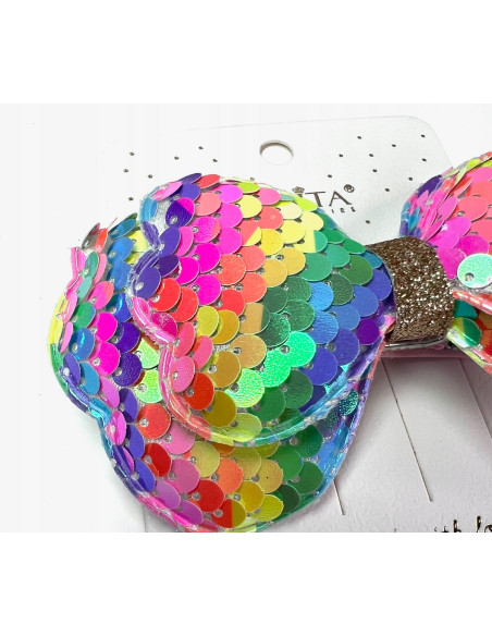 Spinka dla dziewczynki Kokardka cekini Bal Lolita Accessories