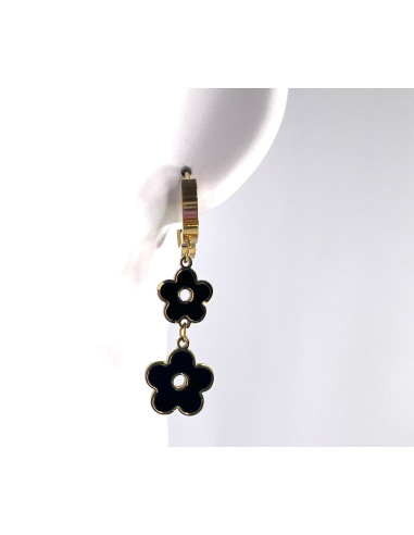 Kolczyki Kwiatki ze stali chirurgicznej Lolita Accessories złote