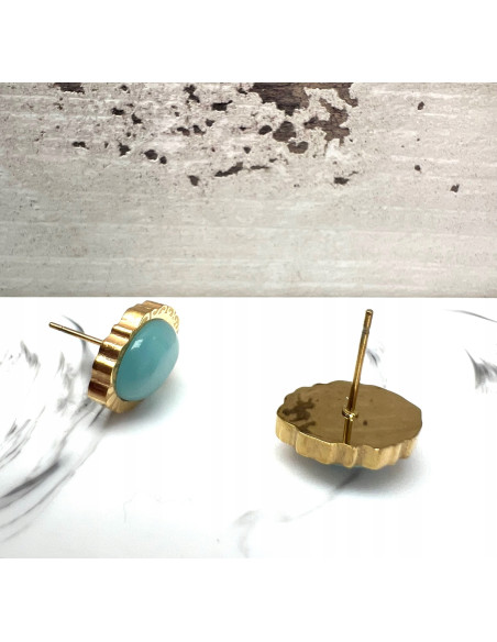 Kolczyki BOHO ze stali chirurgicznej Lolita Accessories złote