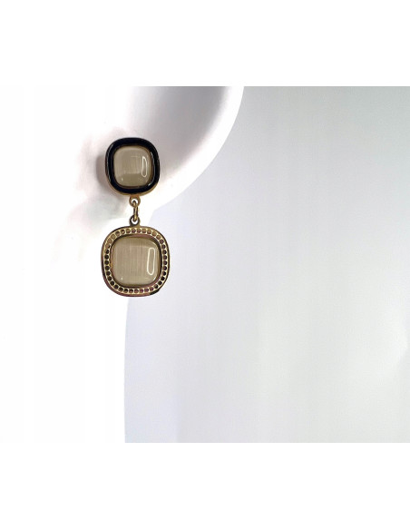 Kolczyki Westminster ze stali chirurgicznej Lolita Accessories złote