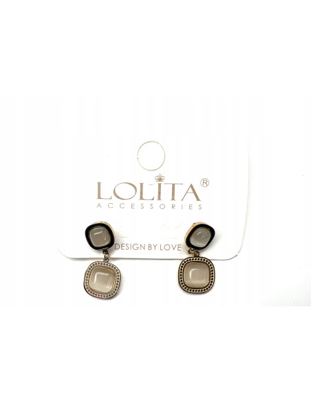 Kolczyki Westminster ze stali chirurgicznej Lolita Accessories złote