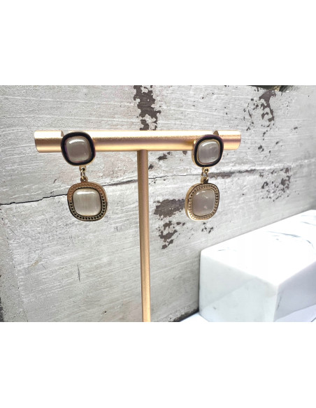 Kolczyki Westminster ze stali chirurgicznej Lolita Accessories złote