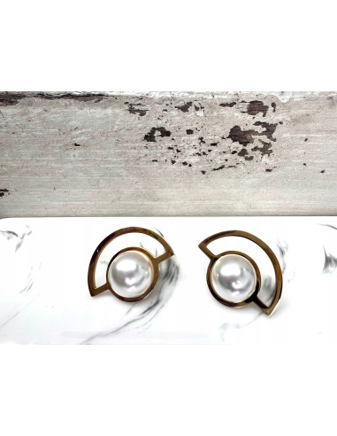 Kolczyki Hamptons ze stali chirurgicznej Lolita...