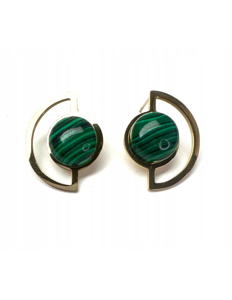 Kolczyki Hamptons ze stali chirurgicznej Lolita Accessories złote