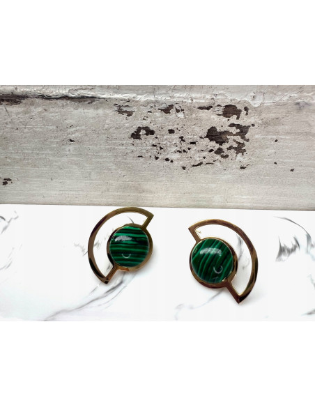 Kolczyki Hamptons ze stali chirurgicznej Lolita Accessories złote