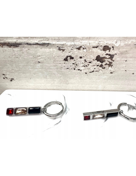 Kolczyki ze stali chirurgicznej Lolita Accessories srebrne