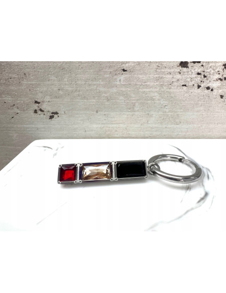 Kolczyki ze stali chirurgicznej Lolita Accessories srebrne